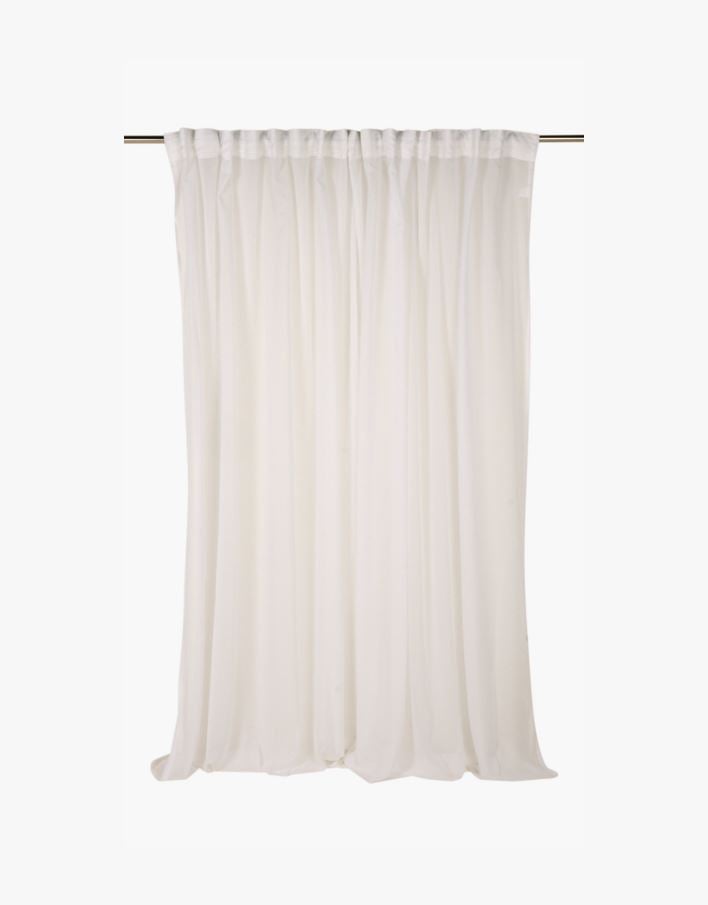 Ekstra bred gardin hvit - 270x240 cm hvit - 1