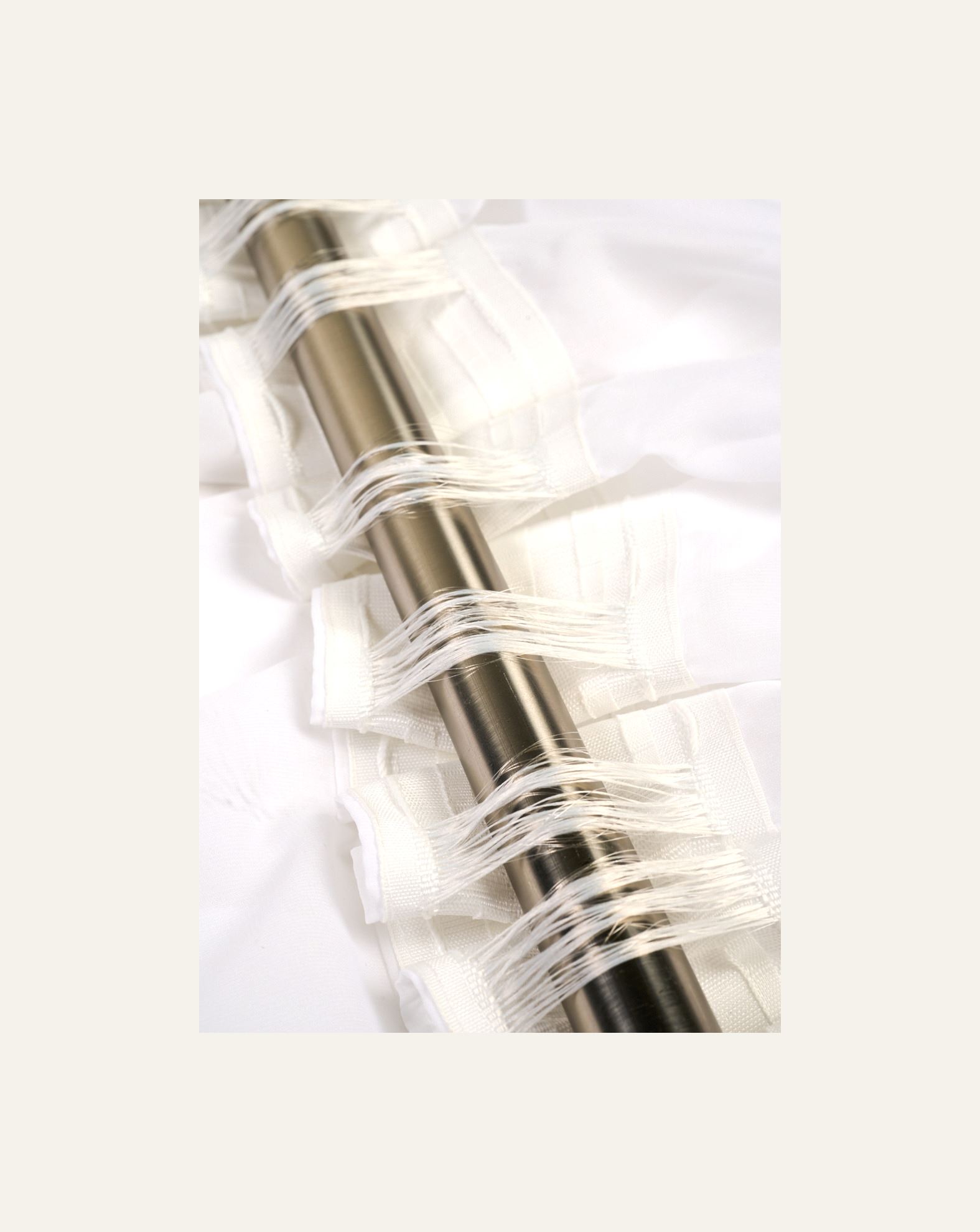 Ekstra bred gardin hvit - 4