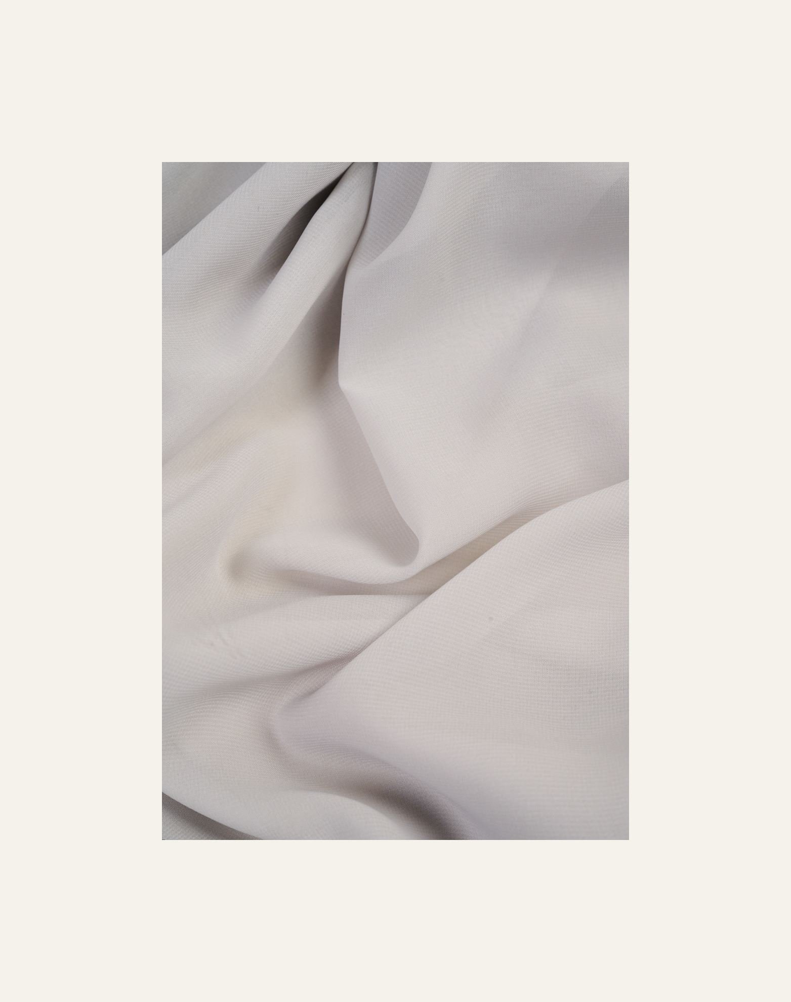 Ekstra bred gardin lys grå - 4