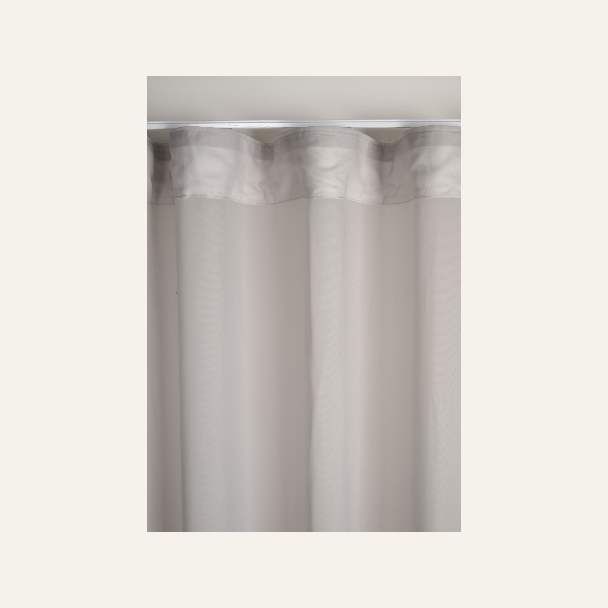 Ekstra bred gardin lys grå - 6