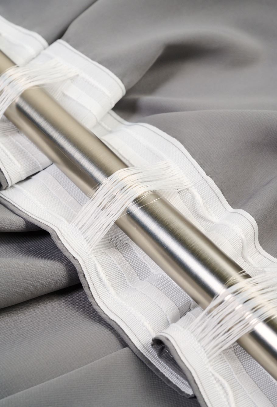 Ekstra bred gardin mørk grå - 5