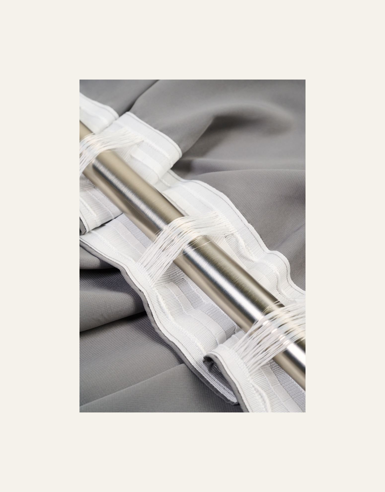 Ekstra bred gardin mørk grå - 5