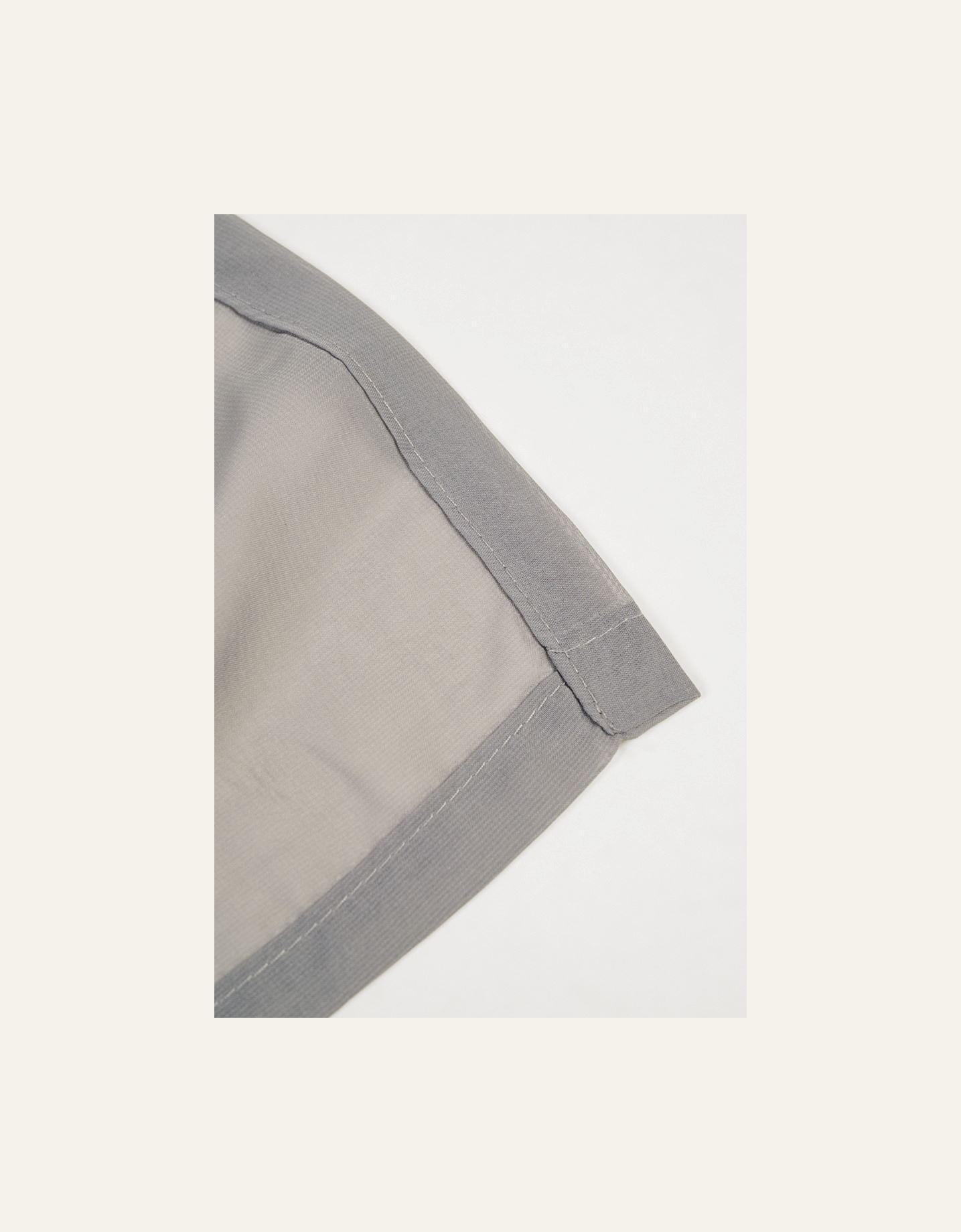 Ekstra bred gardin mørk grå - 3