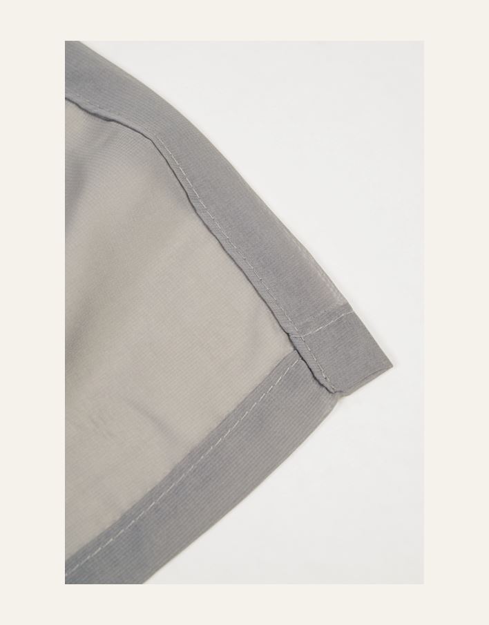 Ekstra bred gardin mørk grå - 3