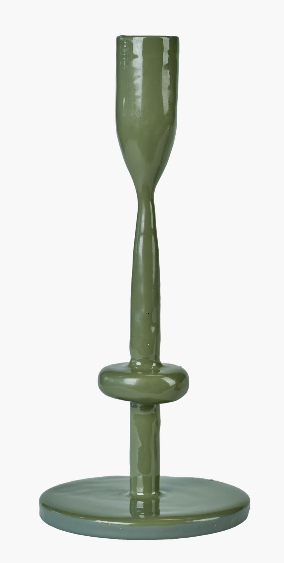 Lysestake grønn - 9x9x20 cm grønn - 1