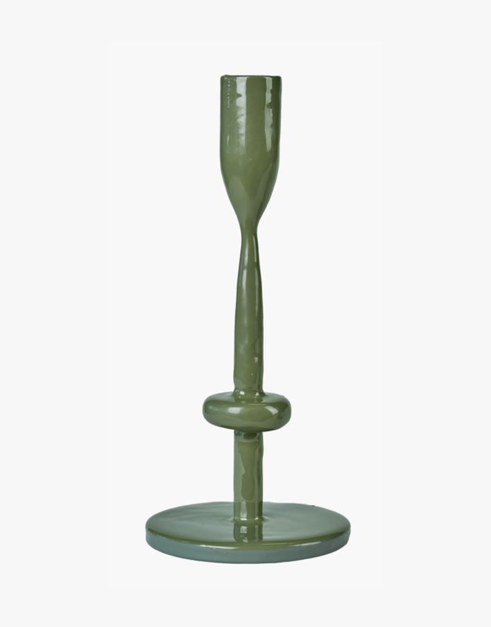 Lysestake grønn - 9x9x20 cm grønn - 1