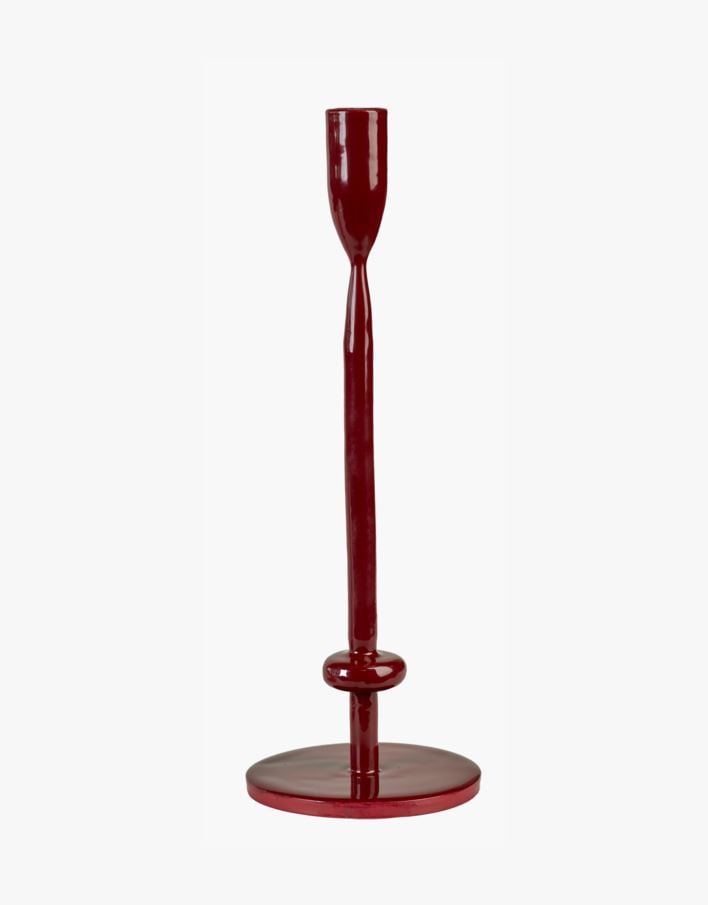 Lysestake rød - 9x9x20 cm rød - 1