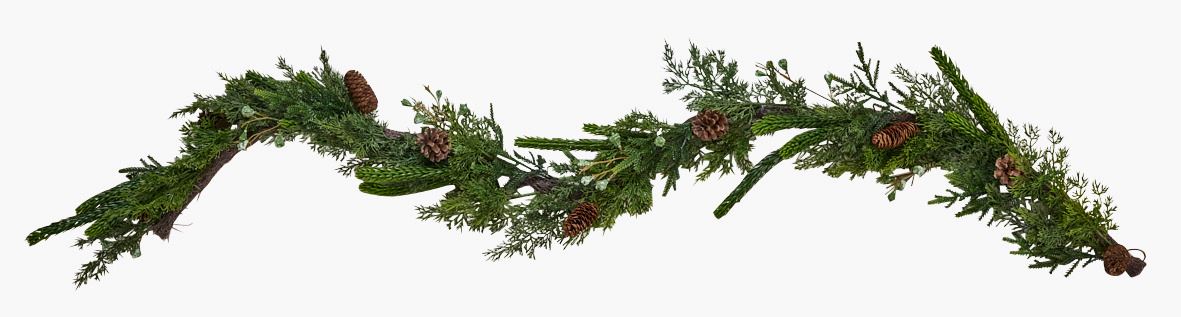 Girlander multi grønn - 21x195,5x12 cm multi grønn - 1