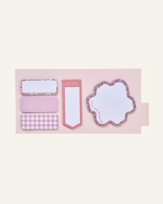 Klistrelapper rosa - 10x20 cm rosa - 1