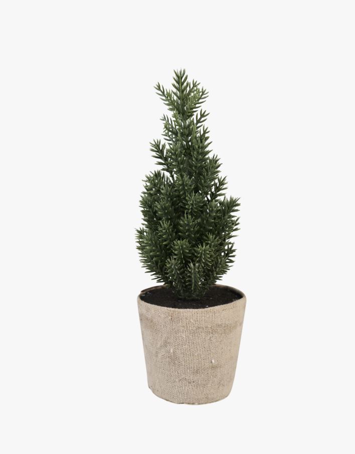 Juletre multi grønn - 6x6x17 cm multi grønn - 1