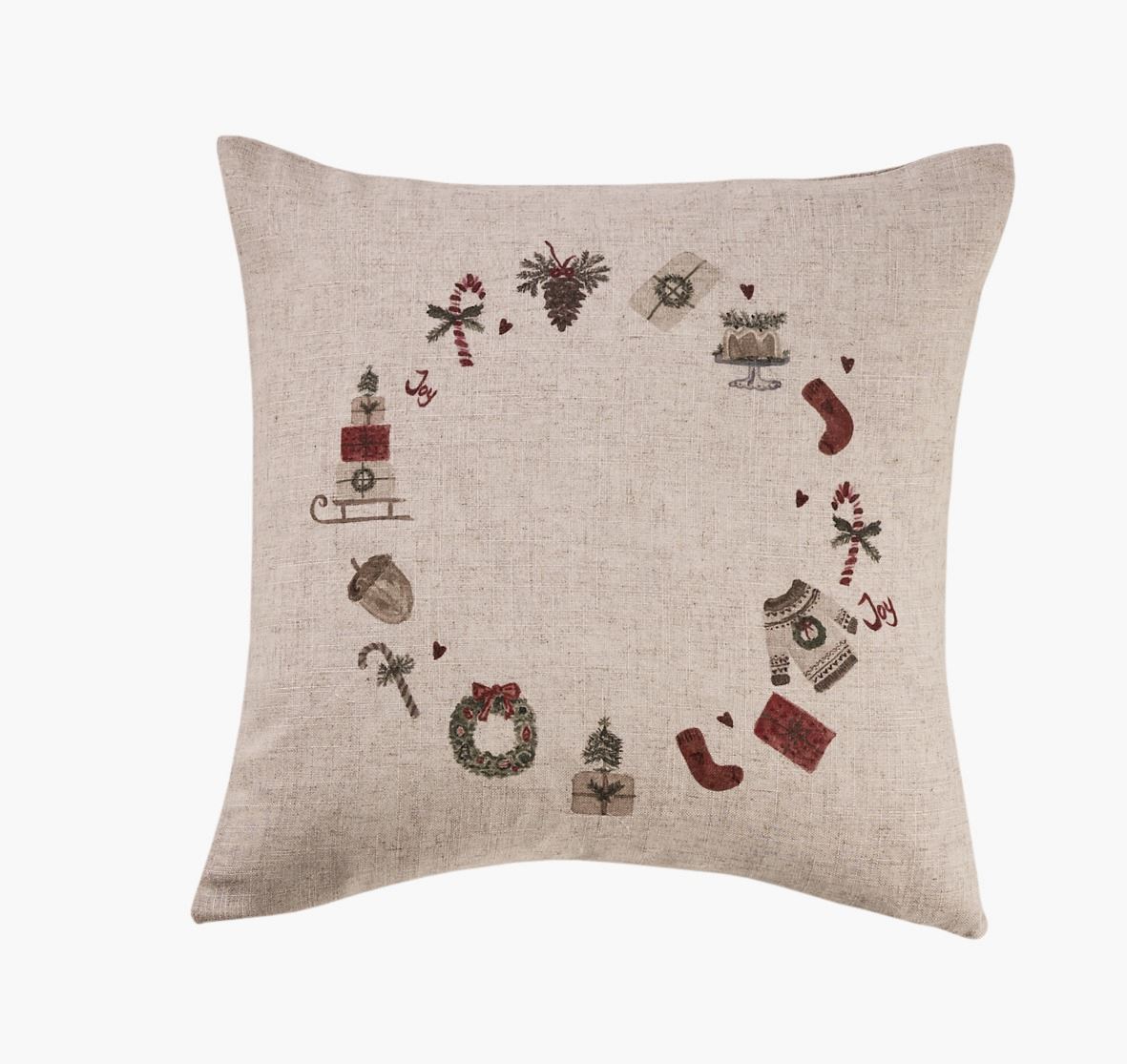 Pyntepute natur - 45x45 cm natur - 1