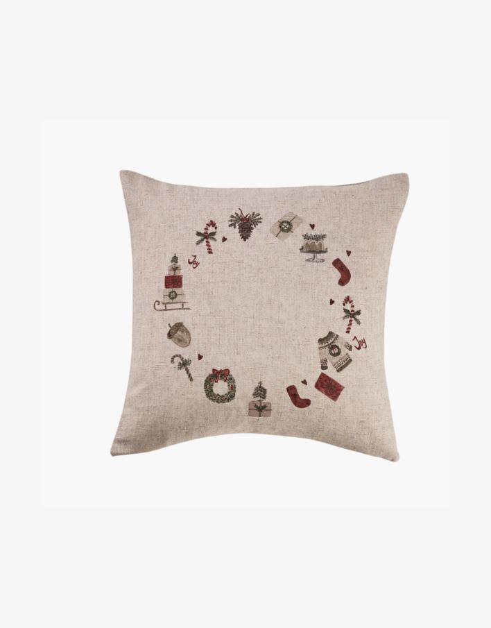 Pyntepute natur - 45x45 cm natur - 1