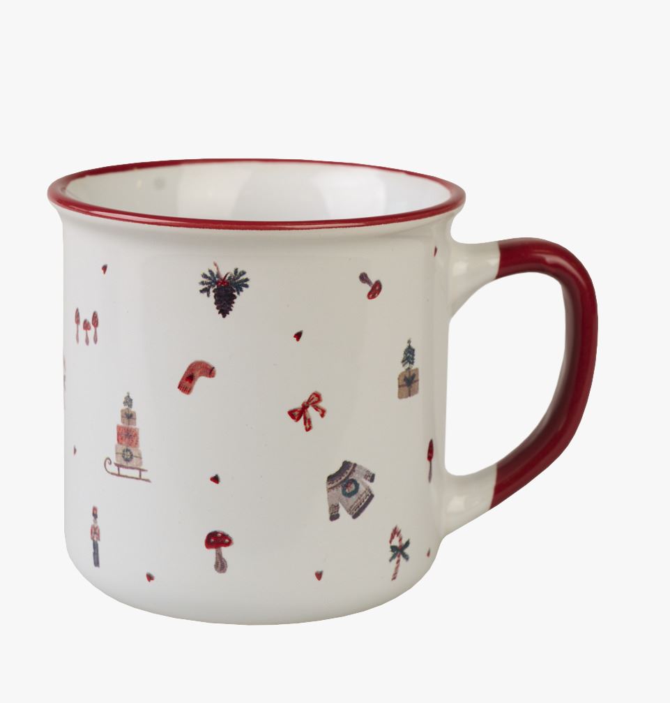 Krus rød - 285 ml rød - 1