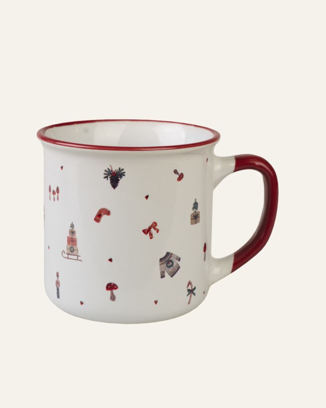 Krus rød - 285 ml rød - 1