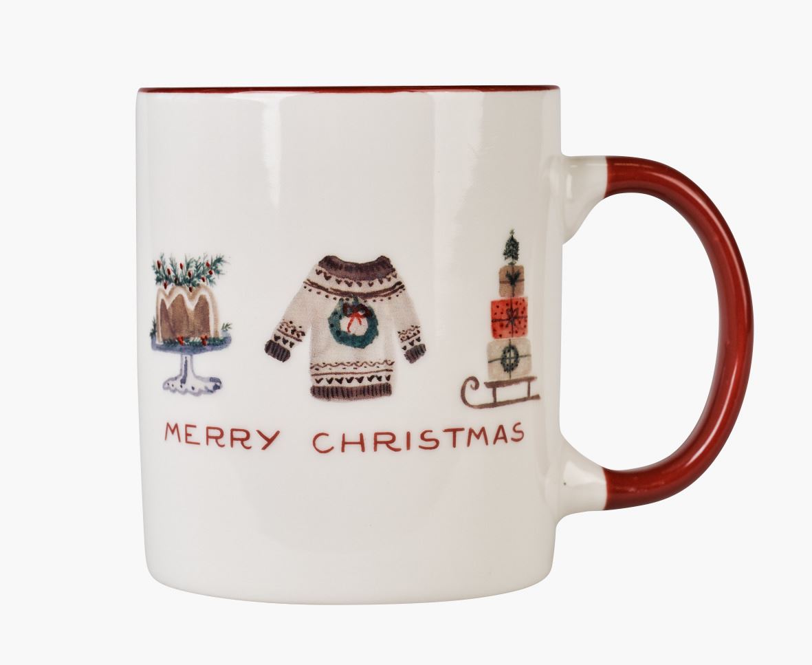 Krus rød - 300 ml rød - 1