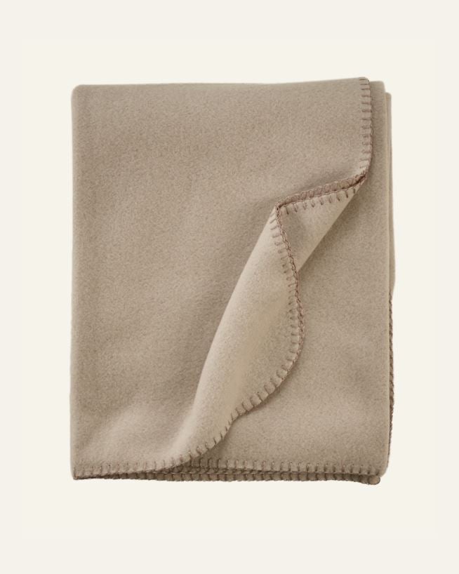 Fleecepledd taupe - 130x170 cm taupe - 1