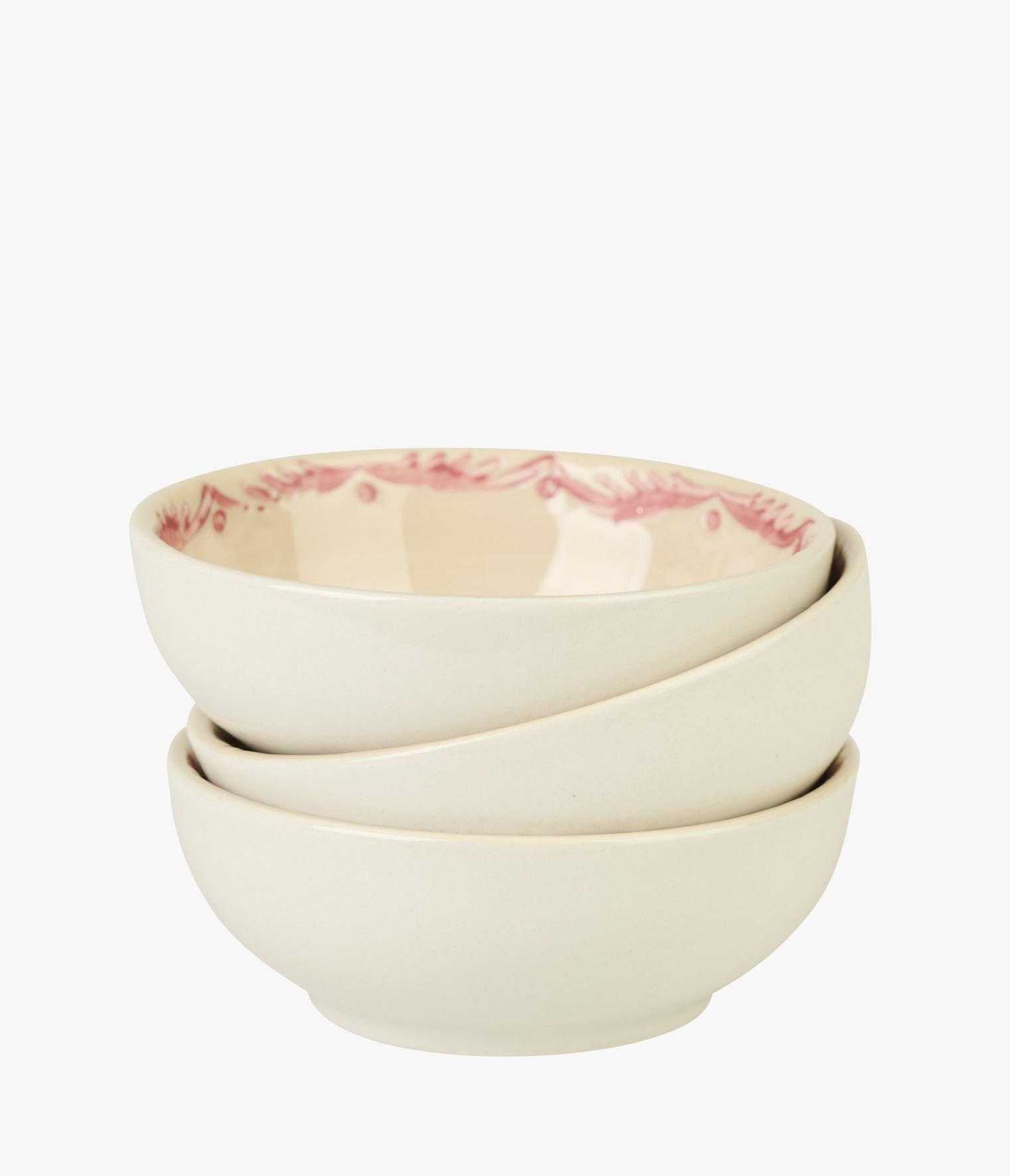 3 pk skåler rød - ø8,2 h 3cm rød - 1