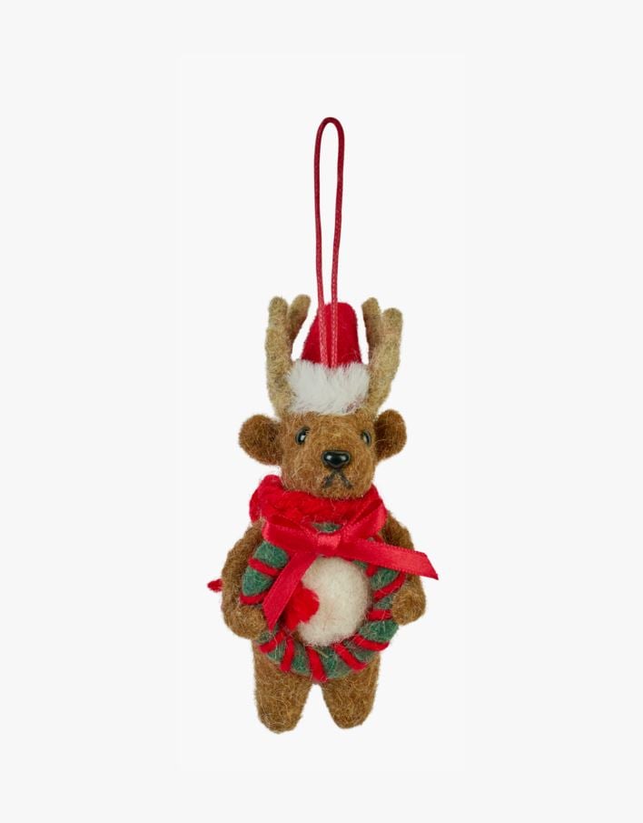 Juletrepynt multi rød - 5,5x5x12 cm multi rød - 1