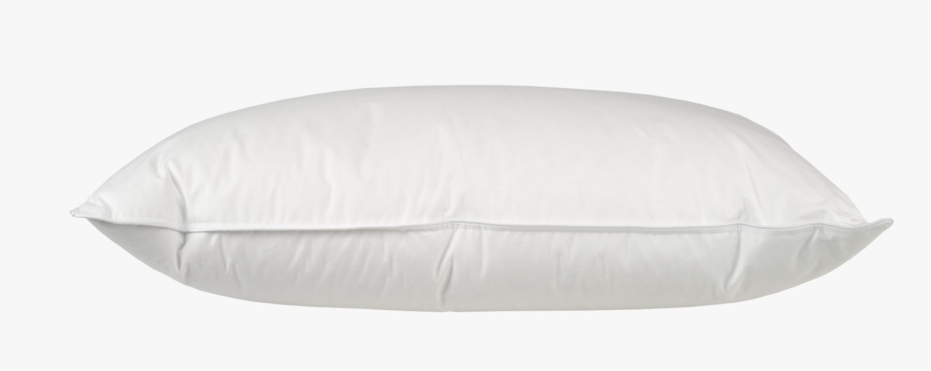Høy dun- og fjærpute hvit - 2