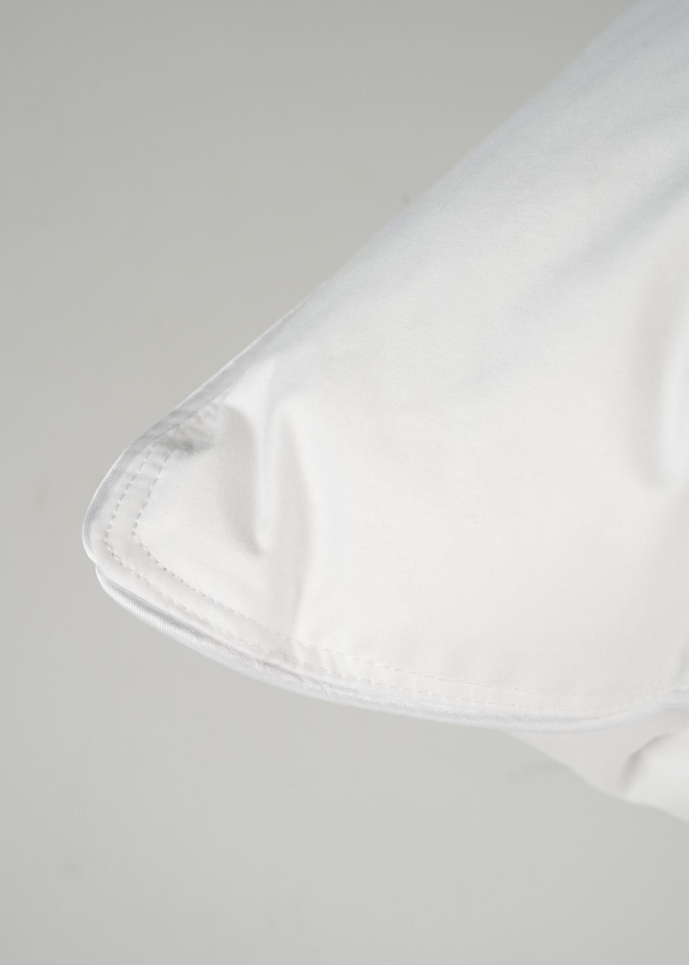 Høy dun- og fjærpute hvit - 3