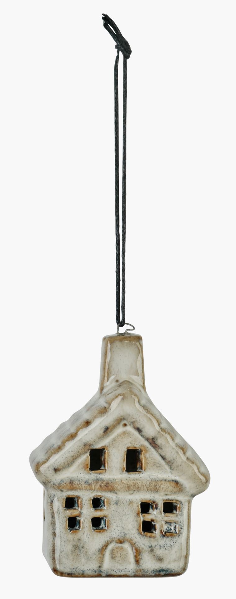 Juletrepynt beige - 5x3,5x7 cm beige - 1