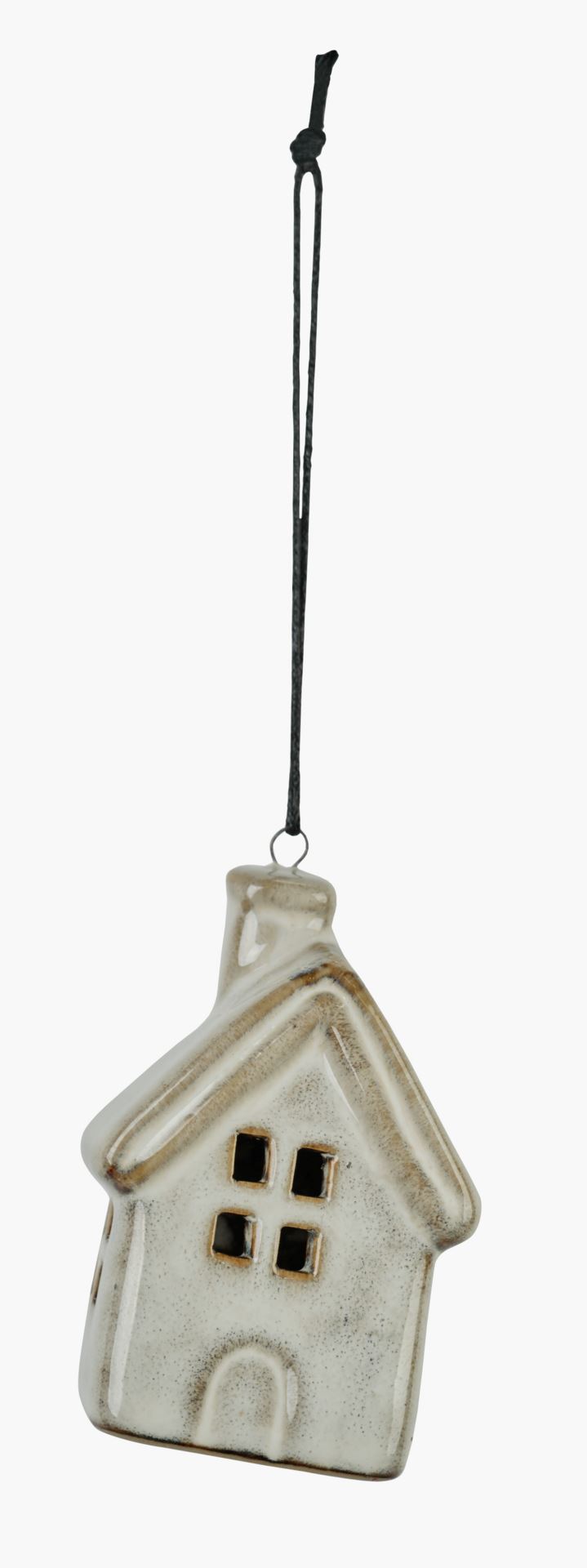 Juletrepynt beige - 5x3,5x7 cm beige - 1