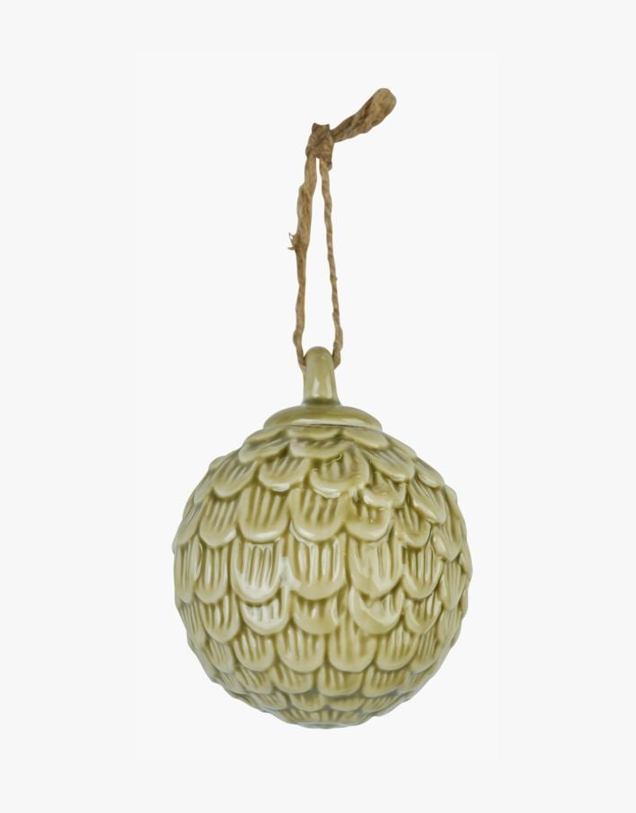 Juletrepynt khaki - 6,5x6,5x8,1 cm khaki - 1