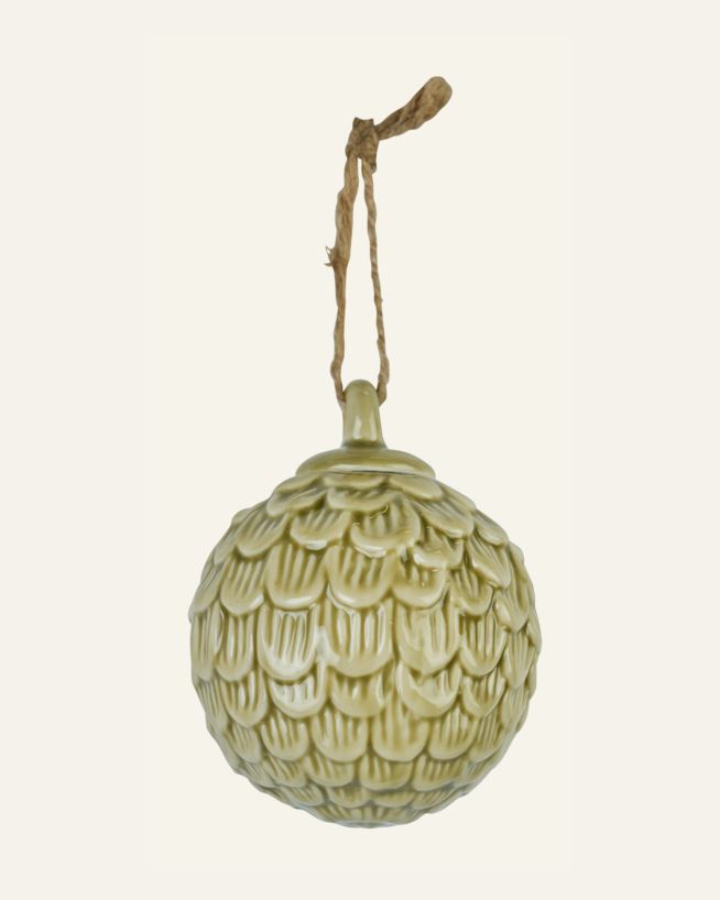 Juletrepynt khaki - 6,5x6,5x8,1 cm khaki - 1