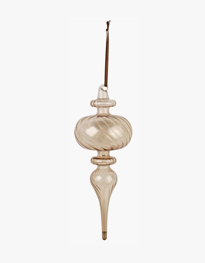 Juletrepynt lys brun - 8x8x21,5 cm lys brun - 1