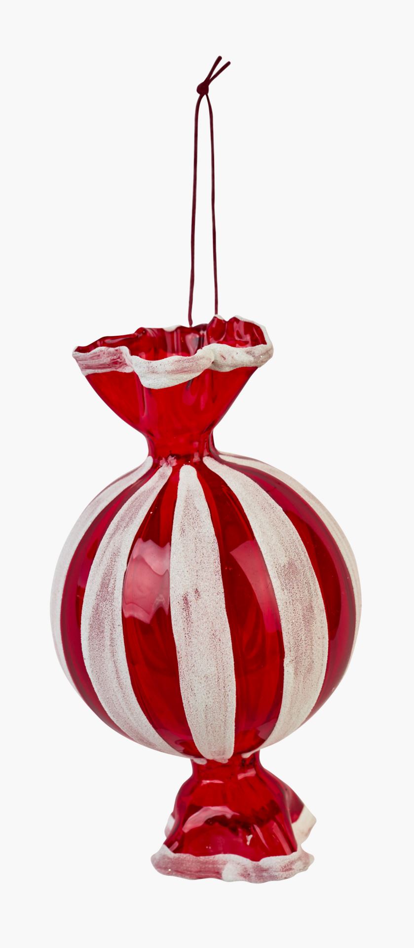 Juletrepynt multi rød - 8,2x8,2x14 cm multi rød - 1