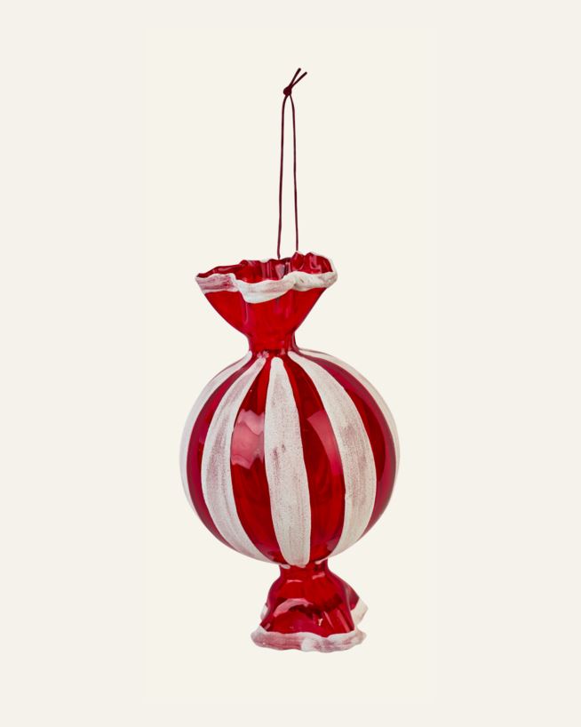 Juletrepynt multi rød - 8,2x8,2x14 cm multi rød - 1