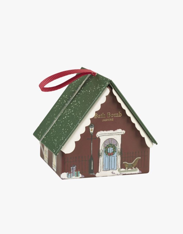 Badebombe rød - 5,6x5,6x5,6 cm ø6 rød - 1