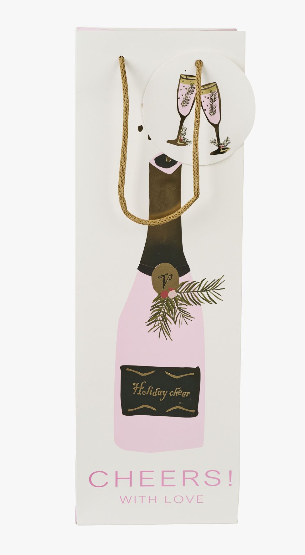 Flaskepose hvit - 12x36x10 cm hvit - 1