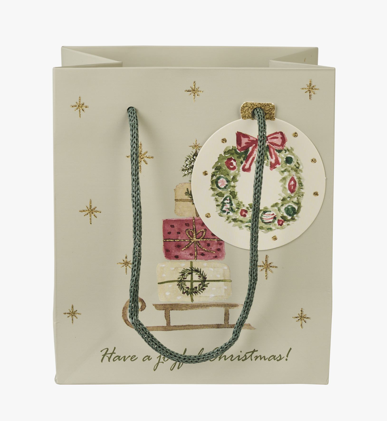 Gavepose lys grønn - 13x15x9 cm lys grønn - 1