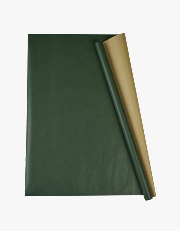 Gavepapir grønn - 70cm x 3m grønn - 1