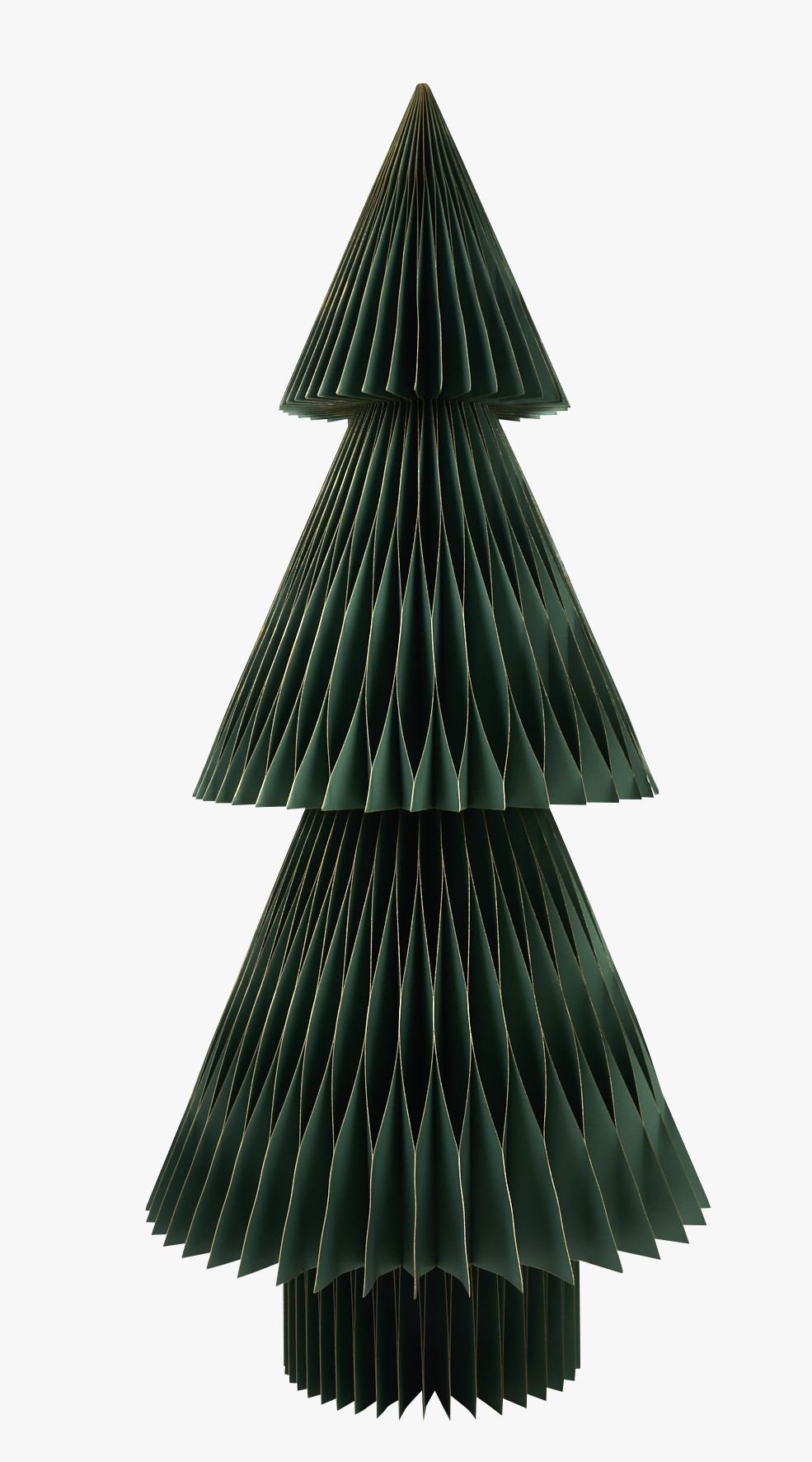 Pynt mørk grønn - 140 cm mørk grønn - 1