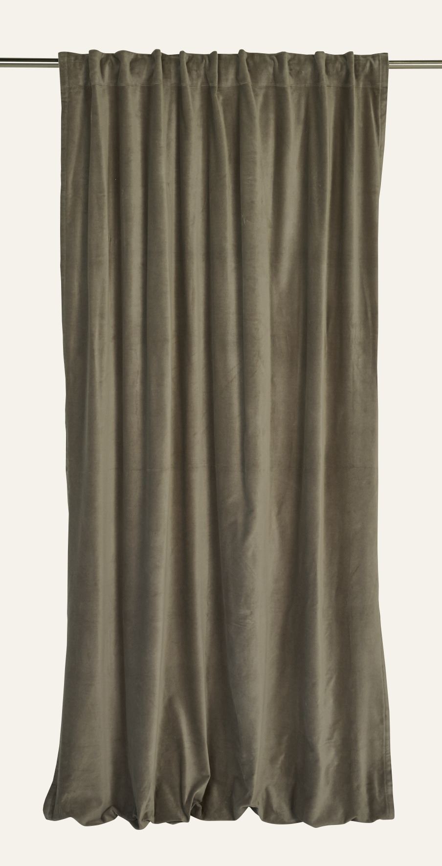 Andrea velour gardin taupe - Kid