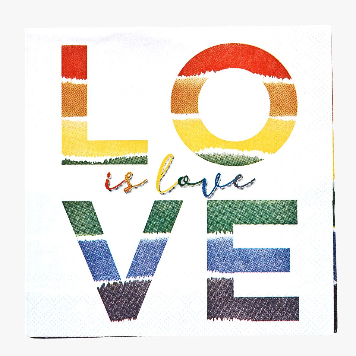 Coctail papirserviett multi - 25x25 cm multi - 1