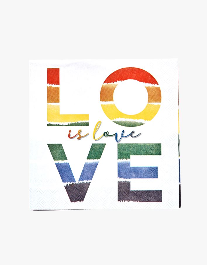 Coctail papirserviett multi - 25x25 cm multi - 1