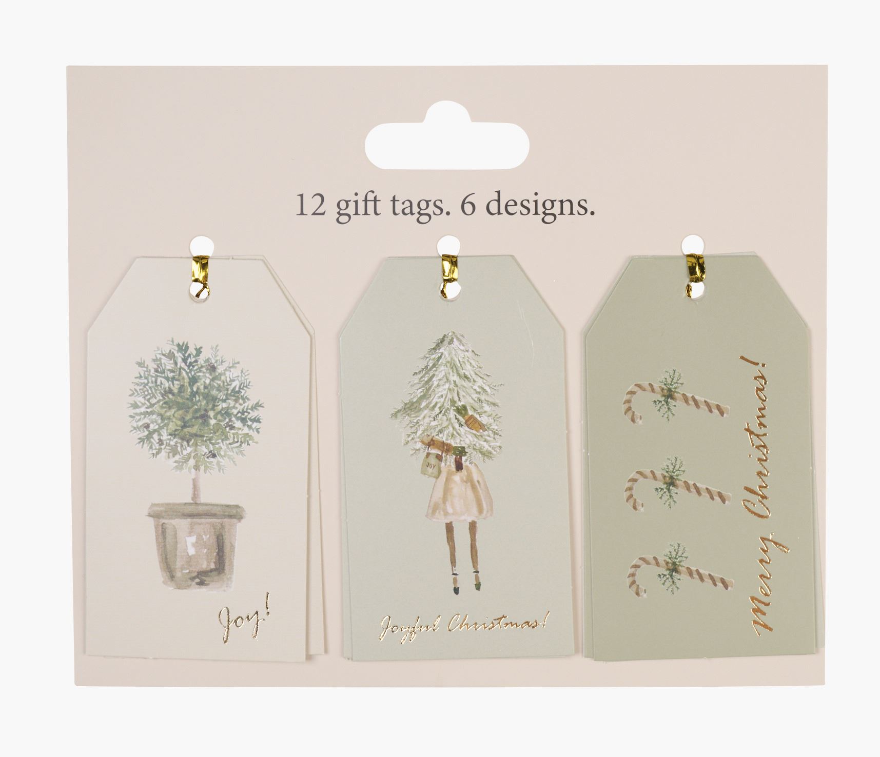 Merkelapp 12stk multi grønn - 9 cm multi grønn - 1