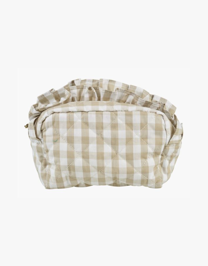 Medium toalettmappe beige - 14x20 cm beige - 1