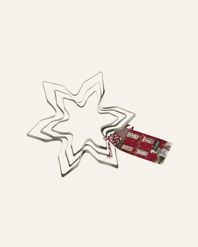 Pepperkakeform sølv - 3 pk sølv - 1