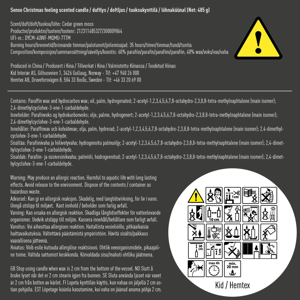 Duftlys multi rød - 3