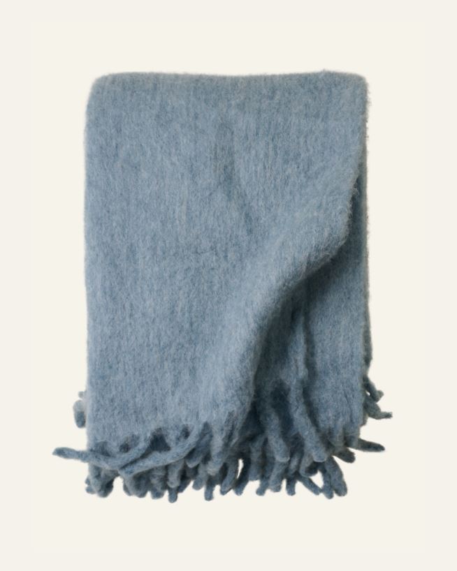 Pledd blå - 130x170 cm blå - 1