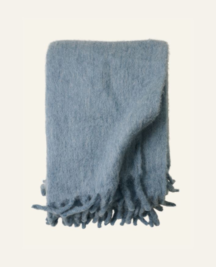 Pledd blå - 130x170 cm blå - 1