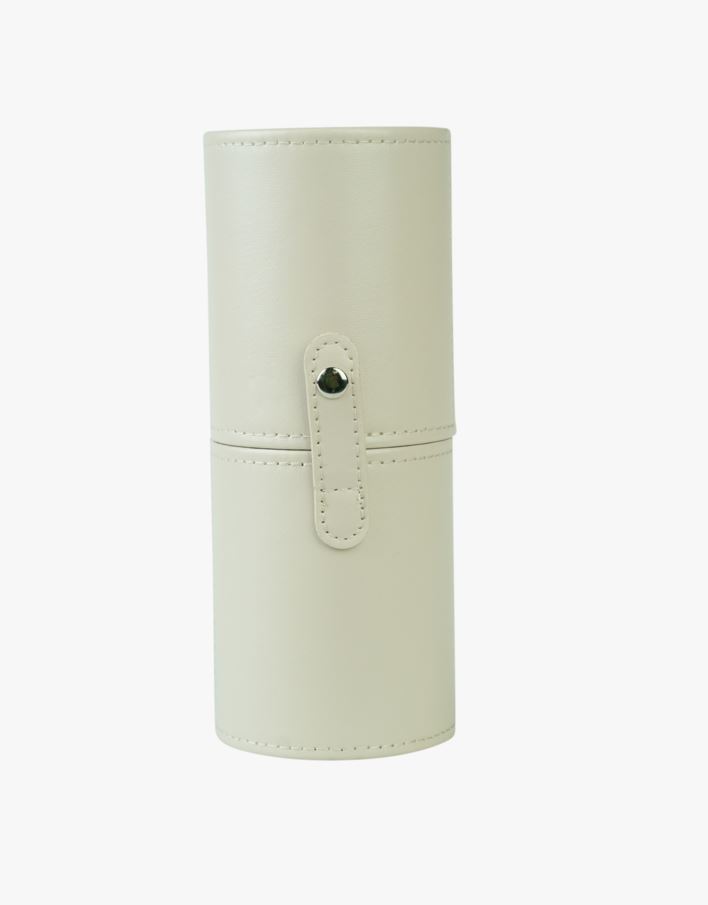 Sminkekost holder beige - 8x20 cm beige - 1