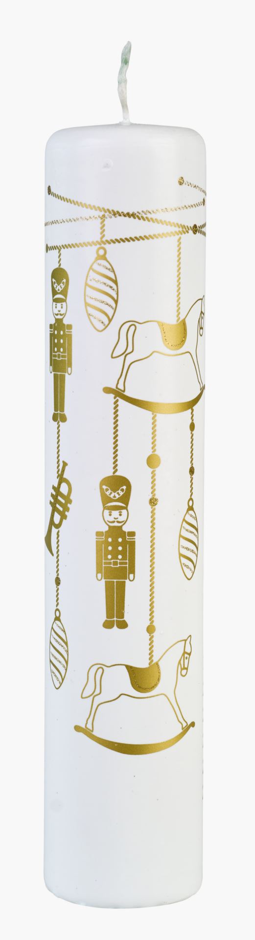 Dekorlys gull - 25 cm 5 cm gull - 1