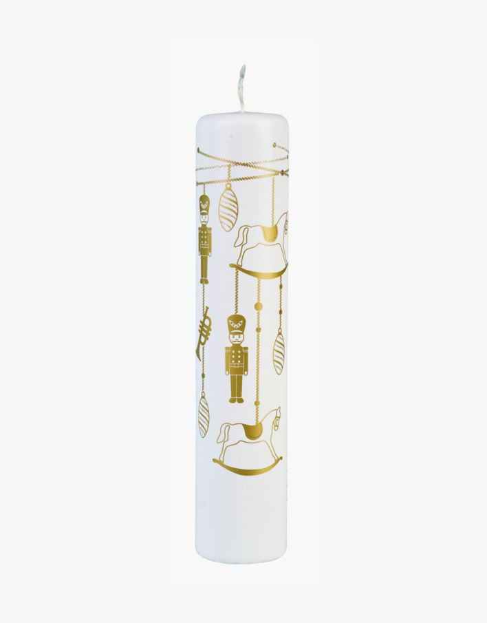 Dekorlys gull - 25 cm 5 cm gull - 1