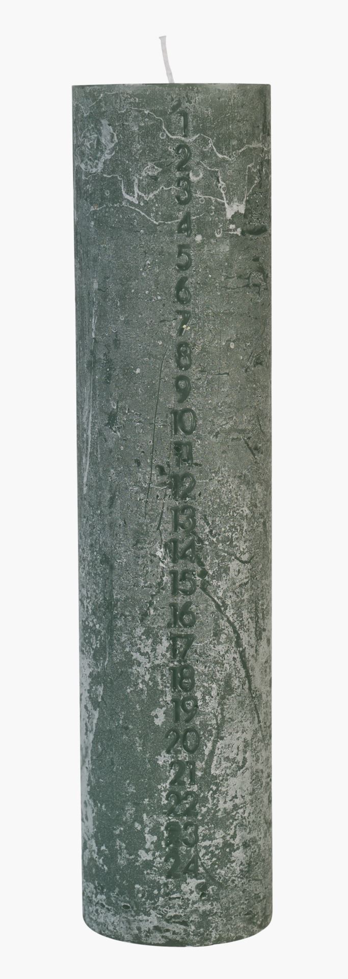 Adventslys grønn - 30 cm ø6,8 grønn - 1