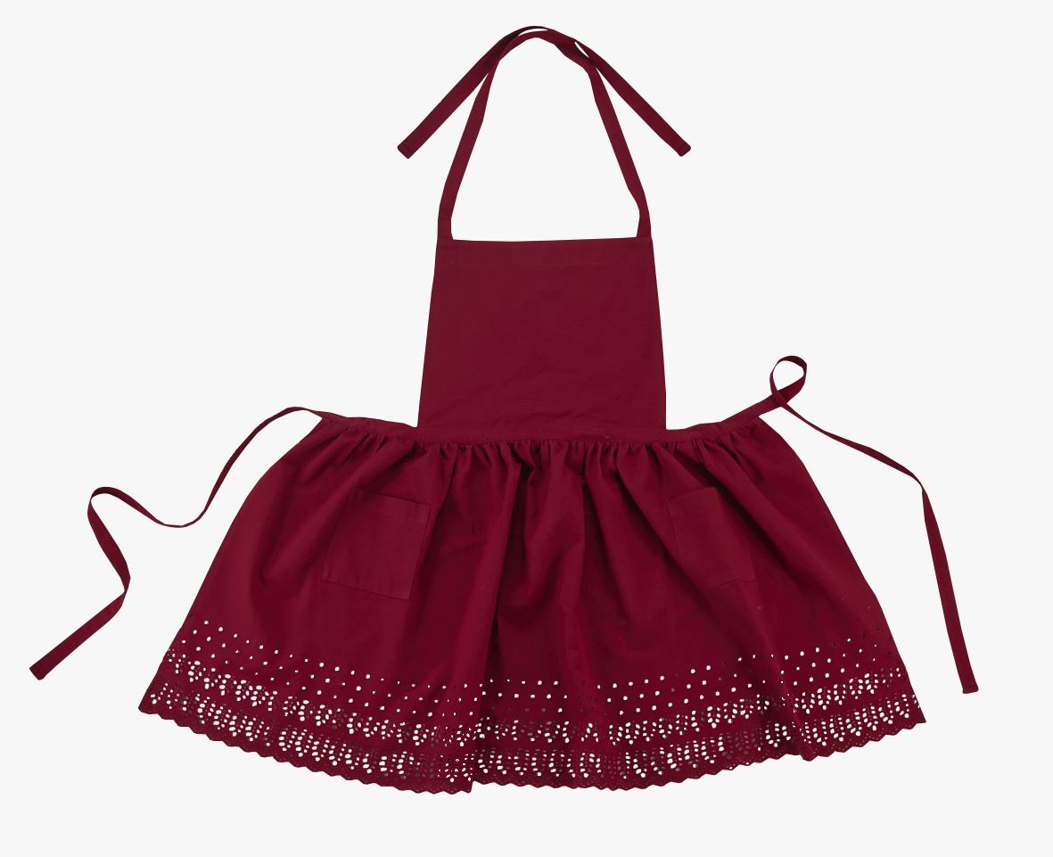 Forkle rød - 70x85 cm rød - 1